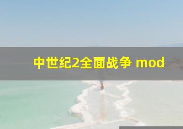 中世纪2全面战争 mod